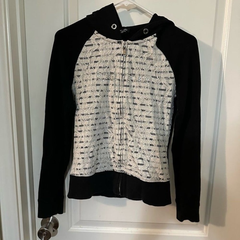 Bebe lace hoodie